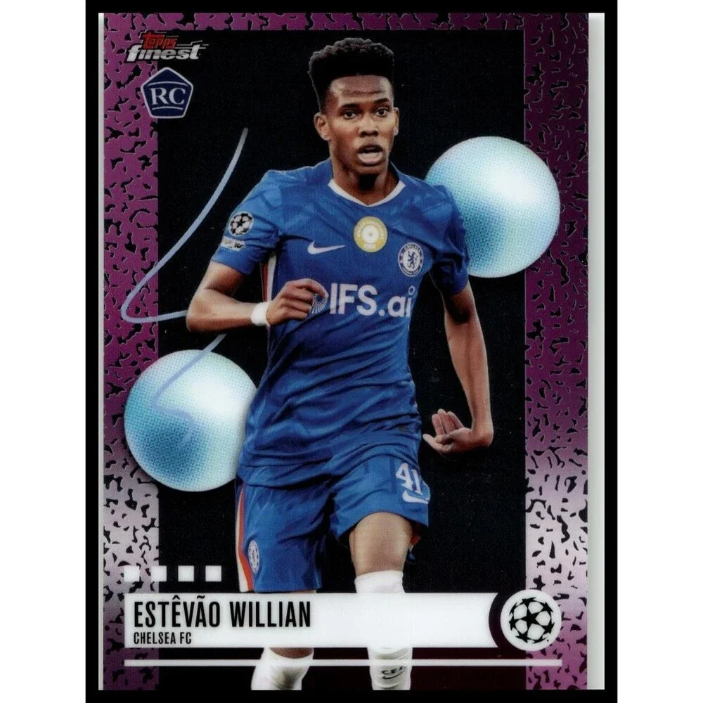 2025-26 Finest UEFA Estêvão Willian #298 Chelsea FC Uncommon Rookie